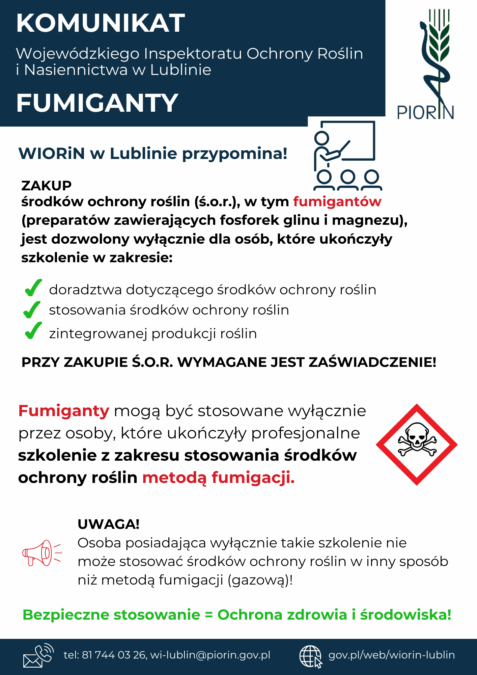 Komunikat WIORiN w Lublinie