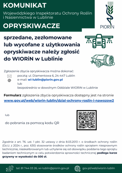 Komunikat WIORiN w Lublinie