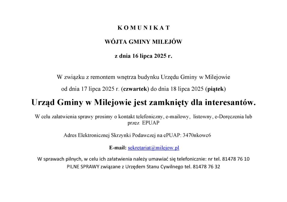 Komunikat 