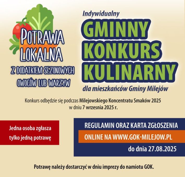 Potrawa lokalna - konkurs