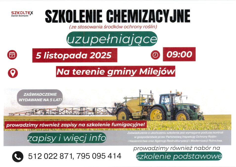 szkolenie chemizacyjne
