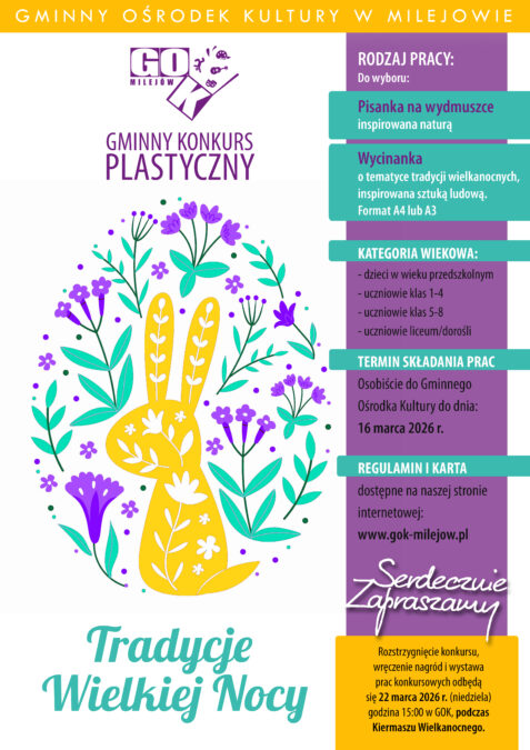 Tradycje Wielkiej Nocy - konkurs plastyczny