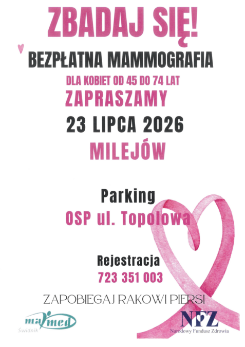 Bezpłatna mammografia