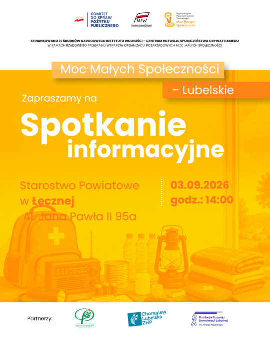 Spotkanie informacyjne