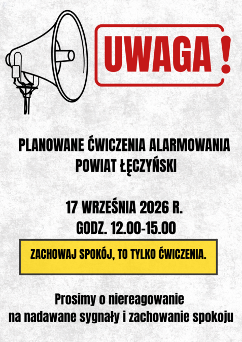 Planowane ćwiczenia alarmowania